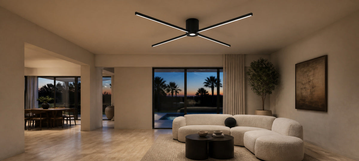 Lustra LED cu Telecomanda LINEX, 52W, 4 Elemente, Liniara, lumina Rece/Calda/Neutra, Dimabila, Negru, imaginea 14