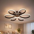 Lustra LED cu telecomanda HELIX 63W, lumina Rece/Calda/Neutra, Dimabila, Negru