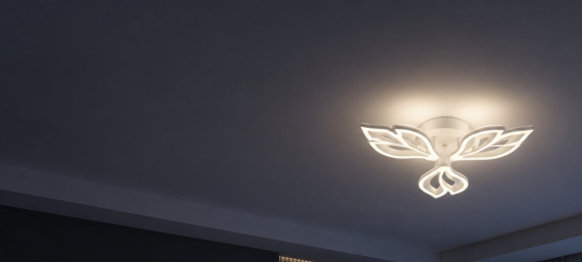 Lustra LED cu telecomanda LILY 40W, 3 Elemente, lumina Rece/Calda/Neutra, Dimabila, Alb, imaginea 15