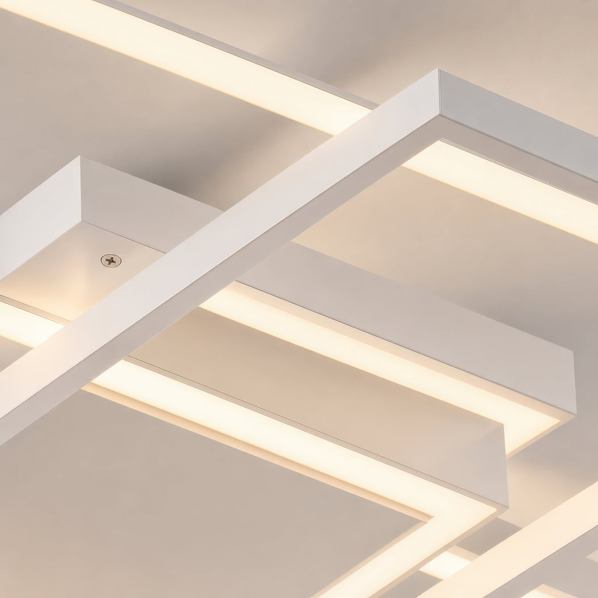 Lustra LED cu telecomanda LANDYN 78W, lumina Rece/Calda/Neutra, Dimabila, Alb, imaginea 8