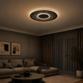 Lustra LED cu telecomandă LT656BK, 3000/4000/6000K, Ø40.5,46W, Negru