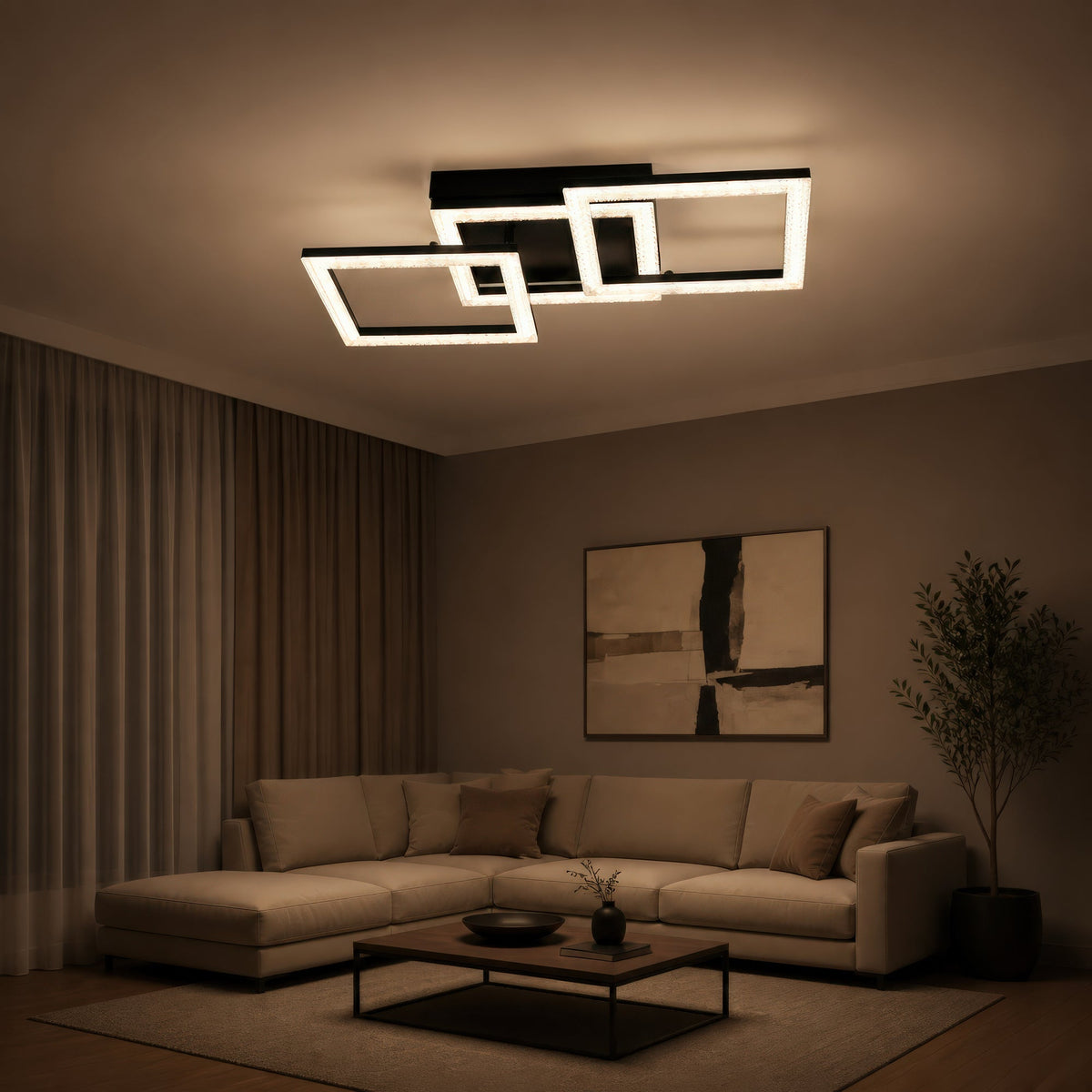 Lustra LED LT8006/3BK
