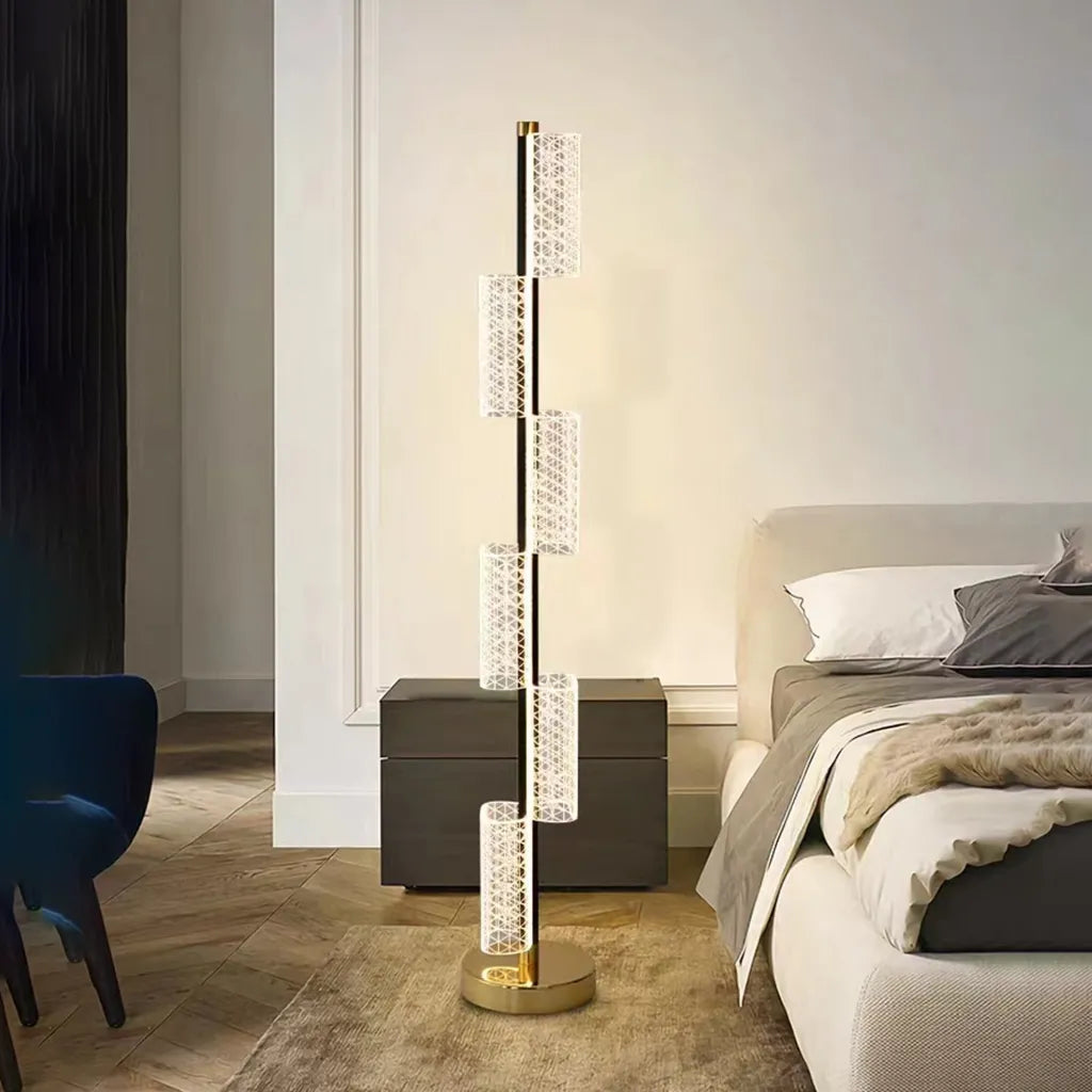 Lampadar LED 40W Modern Austin 125Cm 3000/4000/6000K Auriu