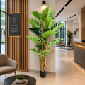 Decorațiune Monstera Deliciosa, Plastic, 220 cm, Verde