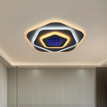 Lustra LED NEXA 3D 39W, Diametru 25cm, lumina Rece/Calda/Neutra , Alb