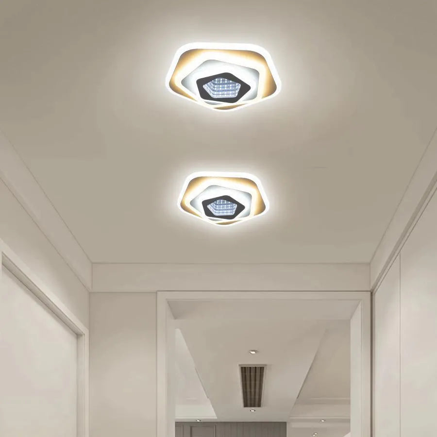 Lustra LED NEXA 3D 39W, Diametru 25cm, lumina Rece/Calda/Neutra , Alb, imaginea 8