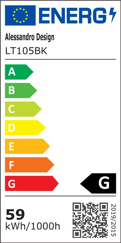 Lustra LED cu telecomanda LUNA SI STEA 59W, 2 Elemente, lumina Rece/Calda/Neutra, Dimabila, Negru