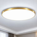 Plafoniera LED SOLIS 37cm 33W Lumina Rece Auriu