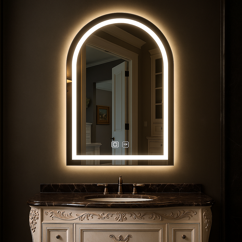 Oglinda LED Touch cu Functie Dezaburire, 80x50cm, imaginea 1