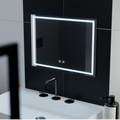 Oglinda LED Rectangulara, 70x50cm, RADIANTE Touch, Sistem Dezaburire, Dimabila
