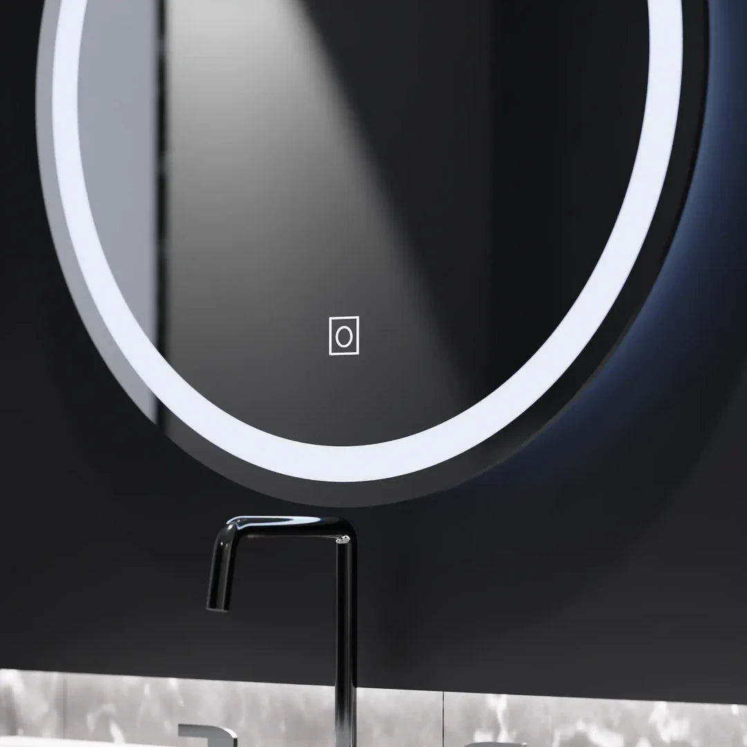 Oglinda LED Rotunda, 50cm, Basic Touch, imaginea 5