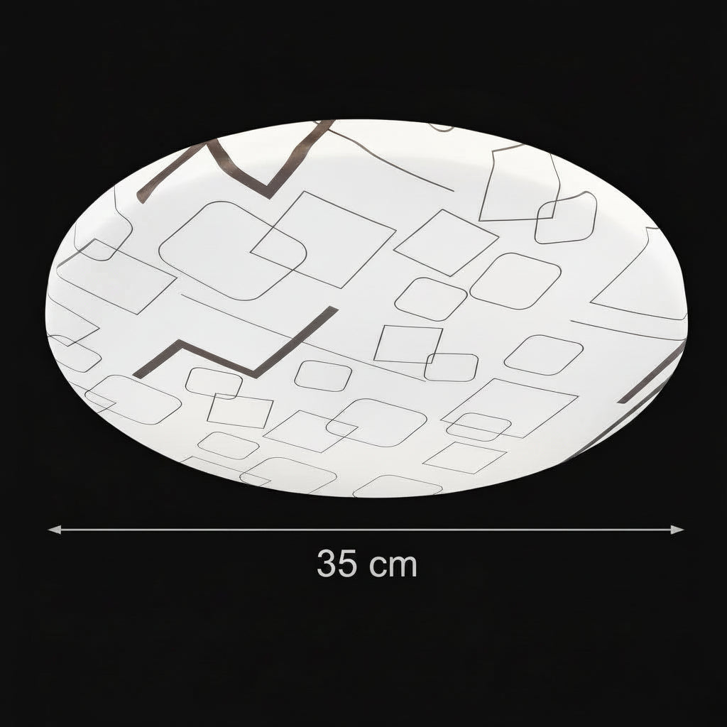 Plafonieră LED 35 cm, 31W, 3000K / 4000K / 6000K, Alb, Metal si Acril PL159/35