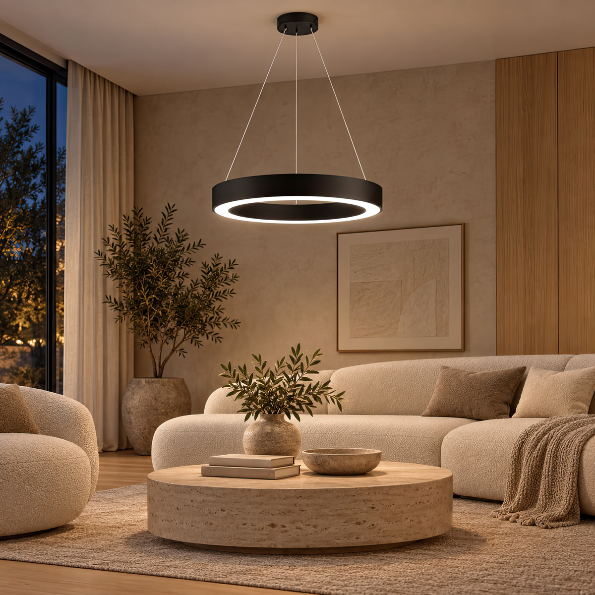 Lustra LED LL5001/600BK