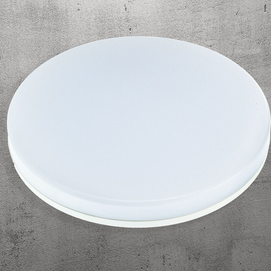 Lustra LED de Tavan Rotunda, 31W, 22cm, 6000K, Metal Alb – Lumina Rece, imaginea 3