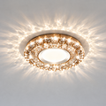 Spot LED ORBITA, 5W, Rotund, Lumina Rece / Calda, Bronz Antichizat, Rasina si Sticla SL687AB