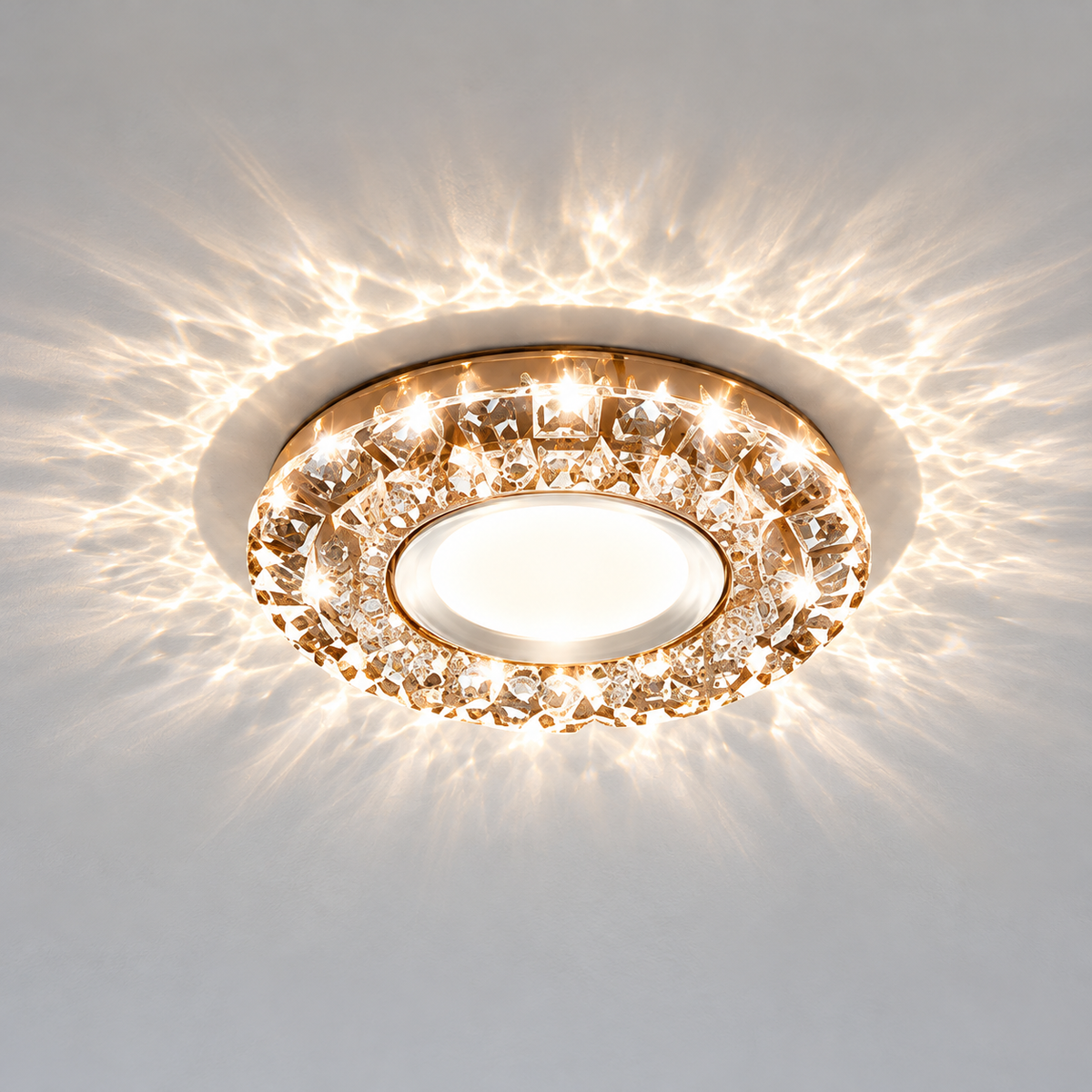 Spot LED ORBITA, 5W, Rotund, Lumina Rece / Calda, Bronz Antichizat, Rasina si Sticla SL687AB