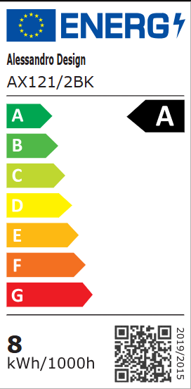 Aplica LED Exterior AMIRA, 8W, 2 Surse de lumina, Lumina Calda, Negru, imaginea 6