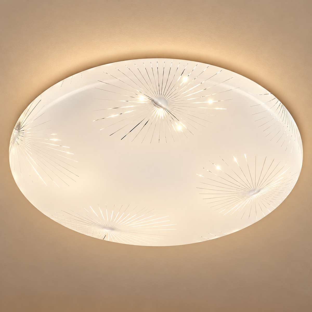 Plafonieră LED 35 cm, 31W, 3000K / 4000K / 6000K, Alb, Metal si Acril PL158/35