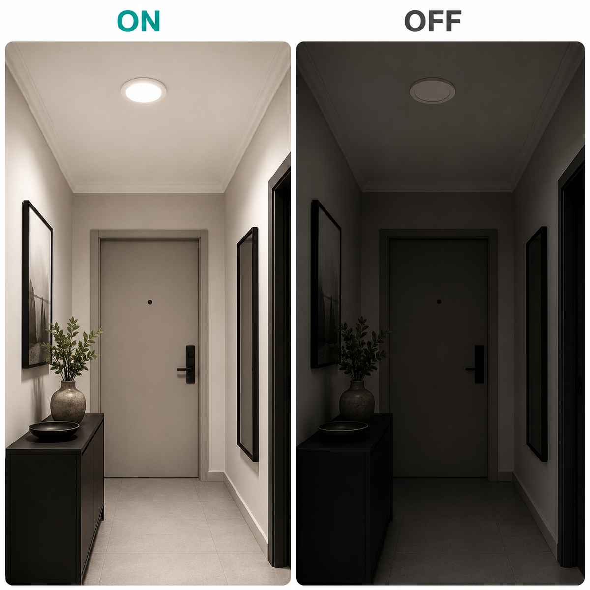 Spot LED AKTOBE, 6W, Rotund, Lumina Rece, Alb, Metal si Acrilic