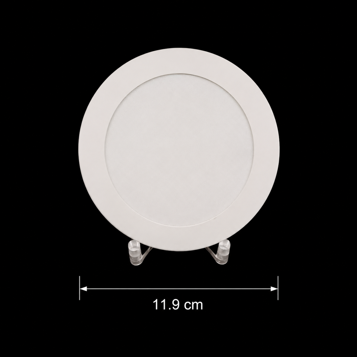Spot LED AKTOBE, 6W, Rotund, Lumina Rece, Alb, Metal si Acrilic