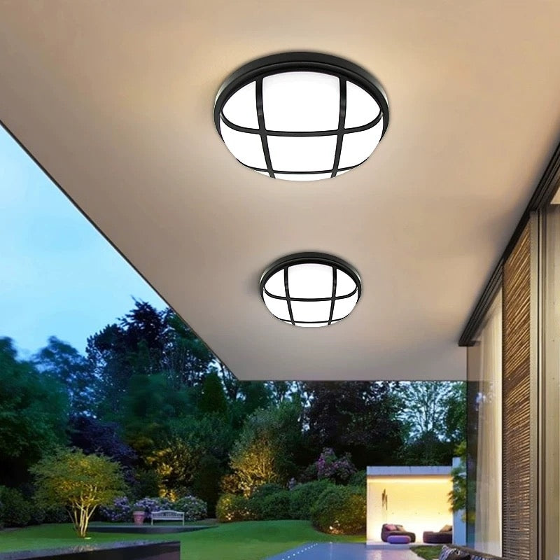 Aplica LED de Exterior AX311/218BK, Diametru 21.8cm, IP65, Lumina Calda, imaginea 1
