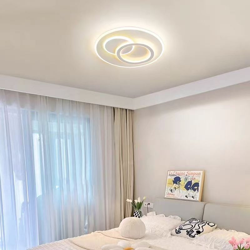 Lustra LED cu telecomanda NOLUX 34W, Rotunda, lumina Rece/Calda/Neutra, Dimabila, Alb, imaginea 1