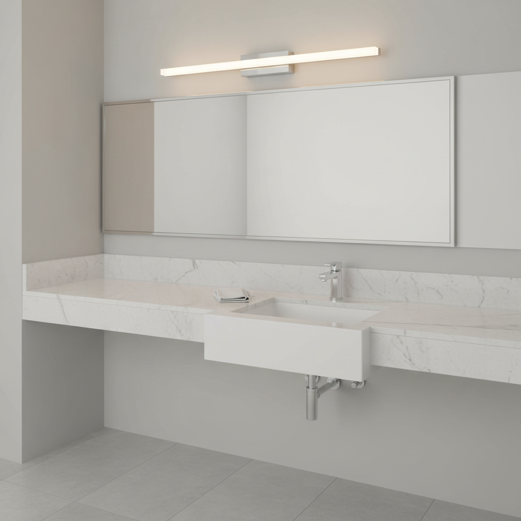 Aplica LED, COMO, 7W, liniara, lumina Calda/Neutra/Rece, Crom