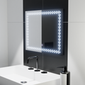 Oglinda LED Rectangulara 80x60cm Stella Basic Touch
