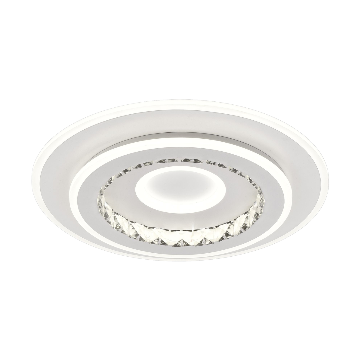 Lustra LED DOLIANA 70W, Diametru 50cm, lumina Rece/Calda/Neutra, Alb, imaginea 3