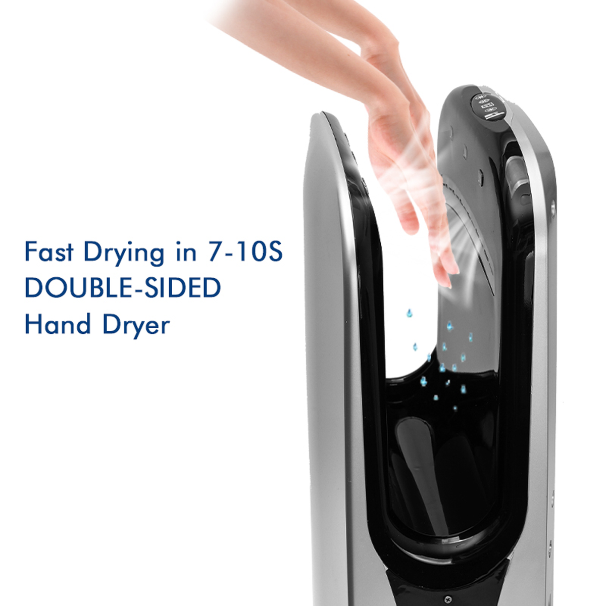 Uscător de mâini cu Senzor, 2000W, ABS, 2029WH