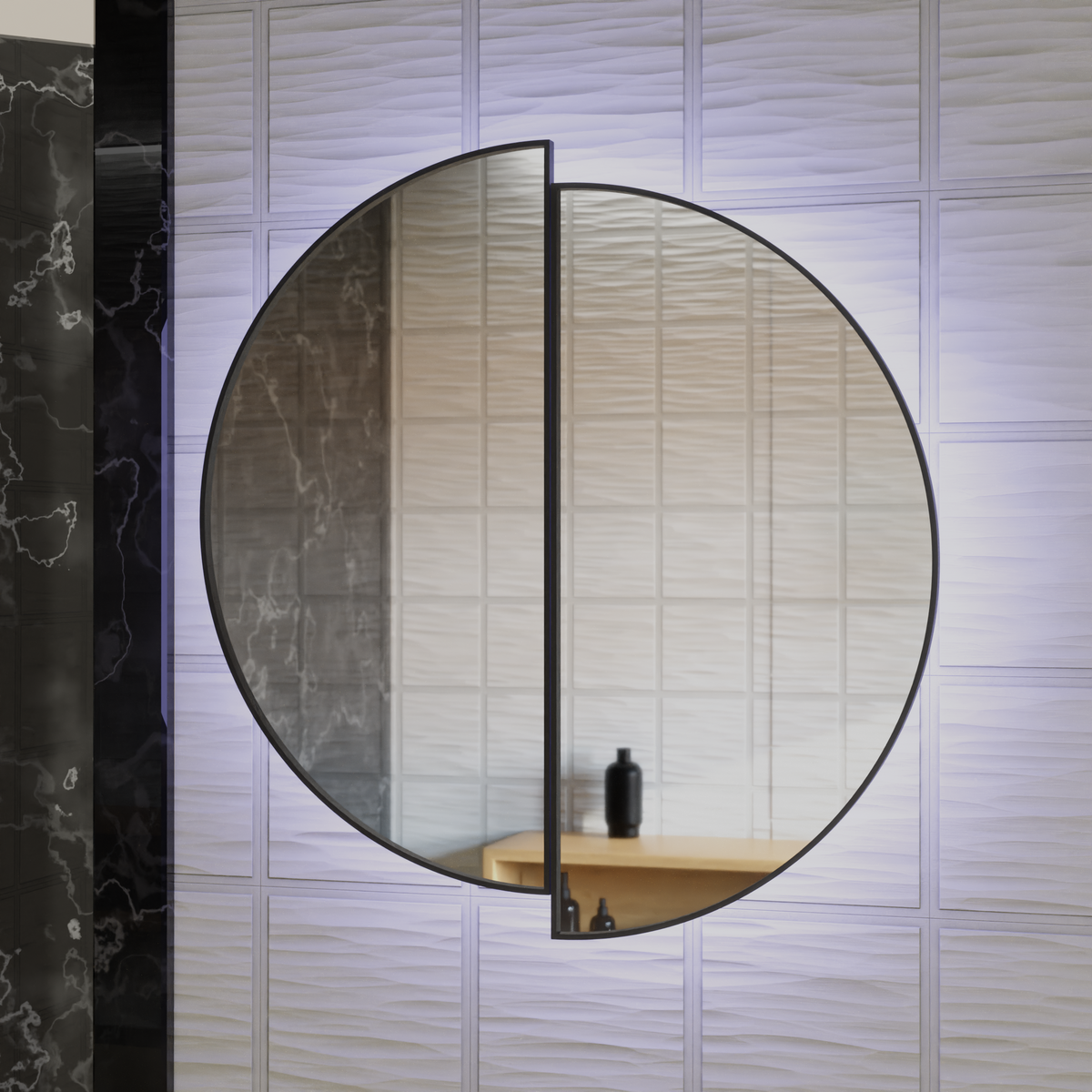 Oglinda LED Touch Mariah Sistem Dezaburire 60X60cm