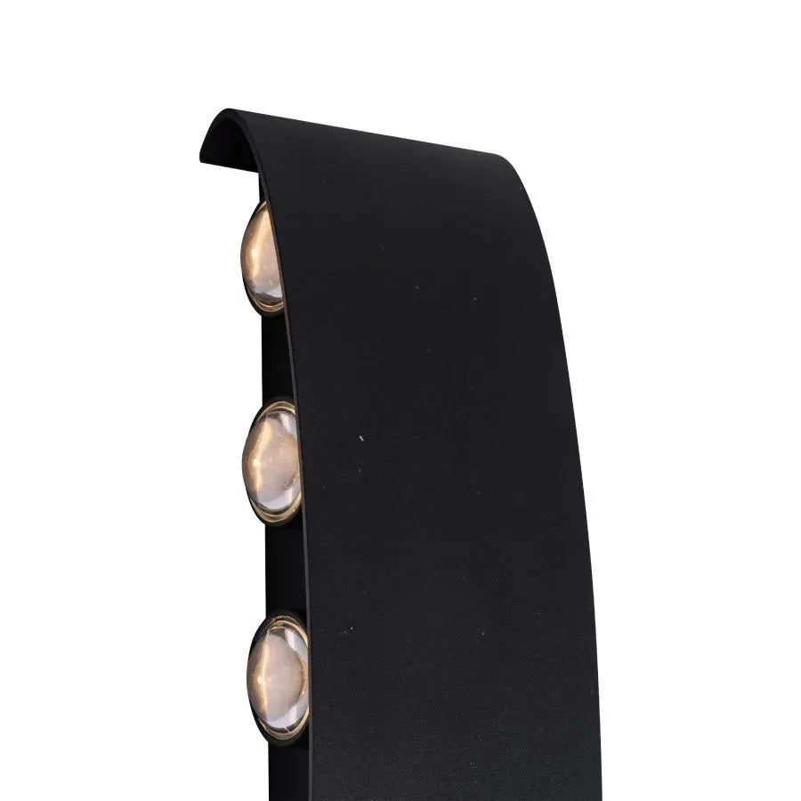 Aplica LED Fantas Interior/Exterior, 10 Surse x 1W, IP65, Negru, 3000K, imaginea 3