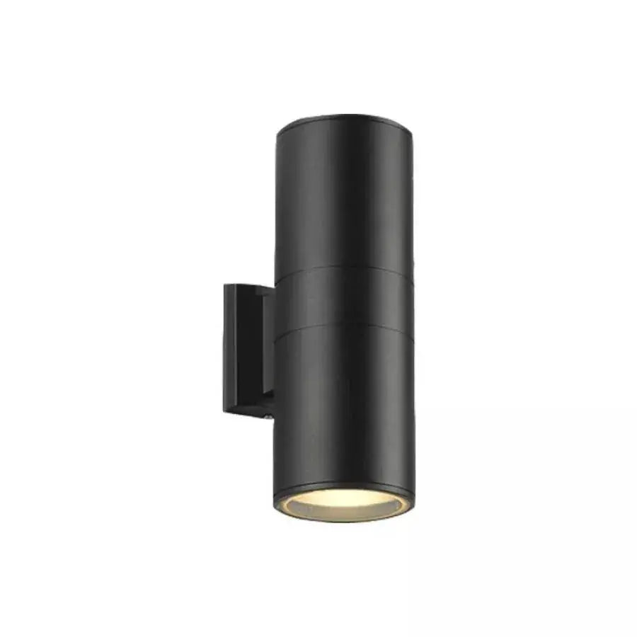 Aplica Exterior Valeria, 2xGU10, Negru, Metal si Sticla