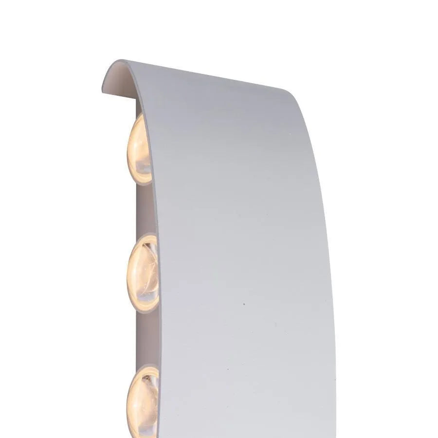 Aplica LED Fantas Interior/Exterior, 8 Surse x 1W, IP65, Alb, 3000K