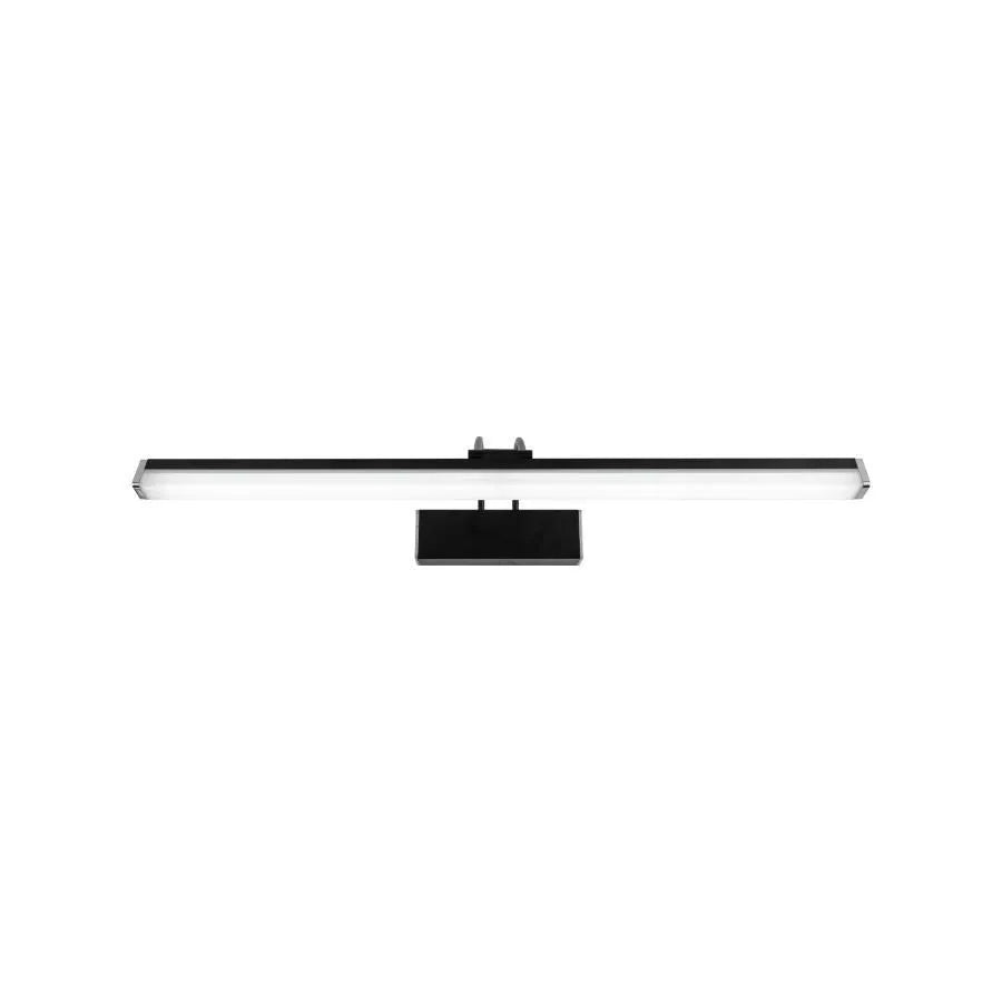 Aplica LED de Baie Caja, 20W, Metal, Negru si Crom