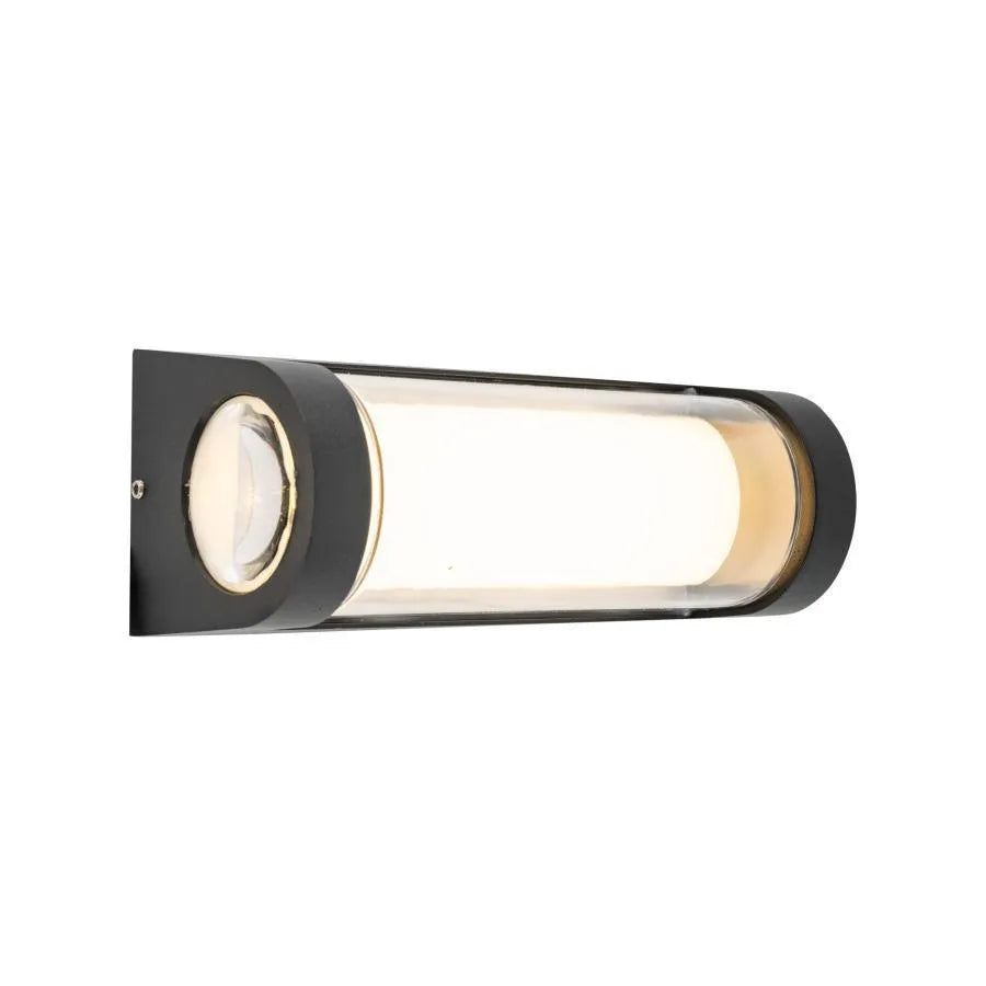 Aplica LED de Exterior Han, 8W, Metal, Negru, imaginea 3