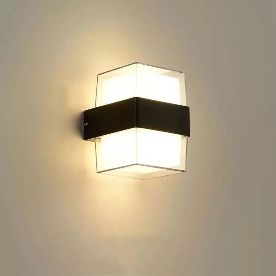 Aplica LED Exterior Kennedy 12W Alb Negru, imaginea 4