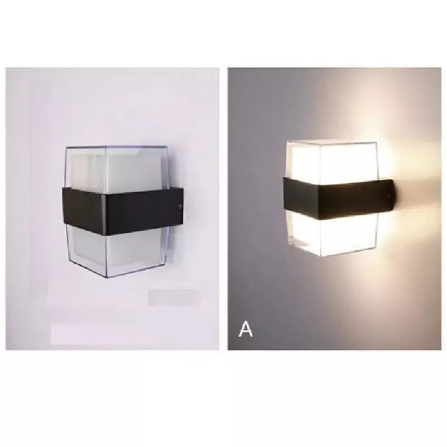 Aplica LED Exterior Kennedy 12W Alb Negru, imaginea 5