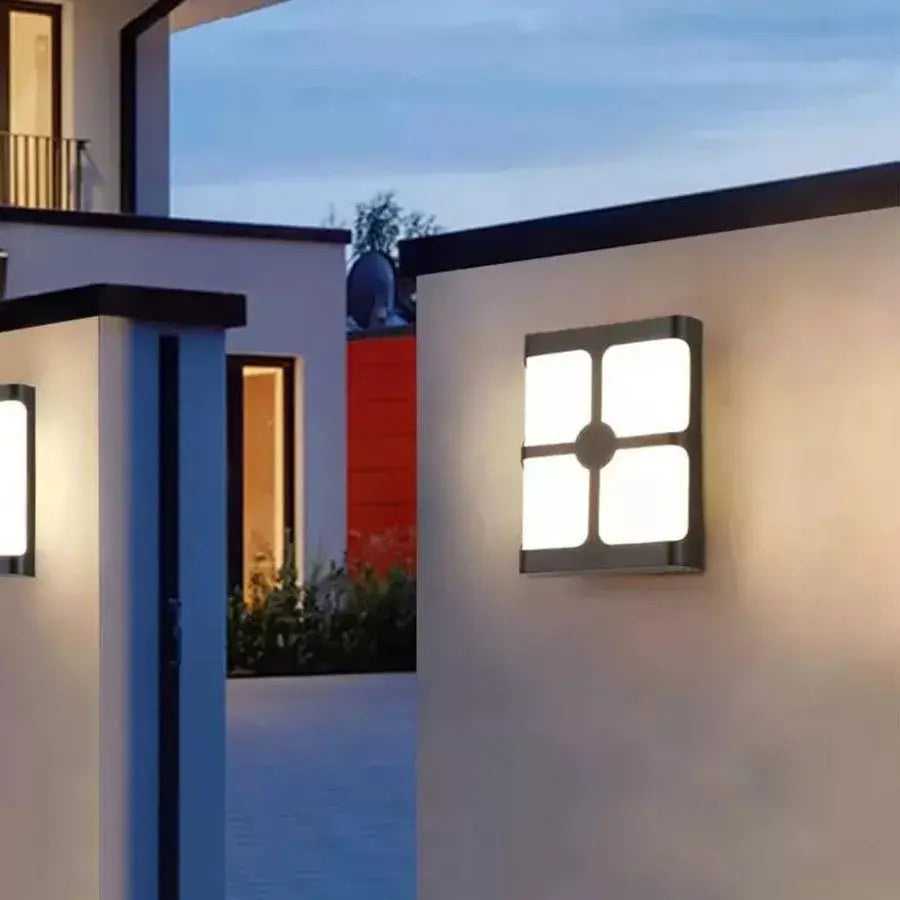 Lustra LED Exterior Timeea, 18W, Negru, 3000K, imaginea 1