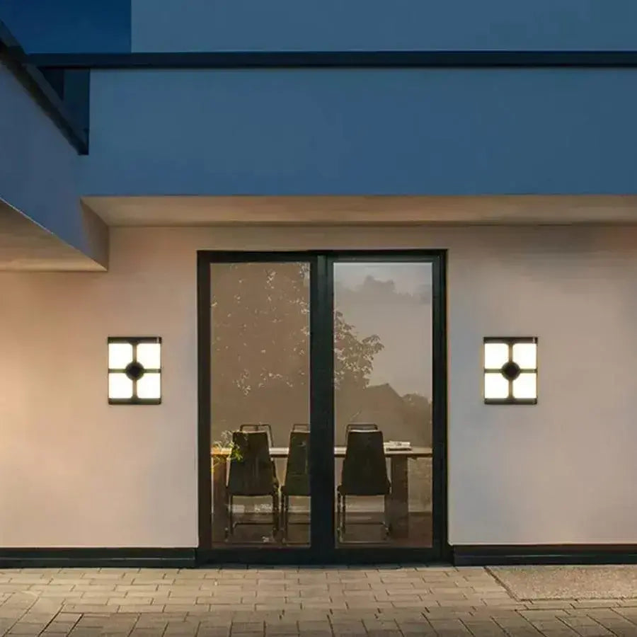 Lustra LED Exterior Timeea, 18W, Negru, 3000K, imaginea 4