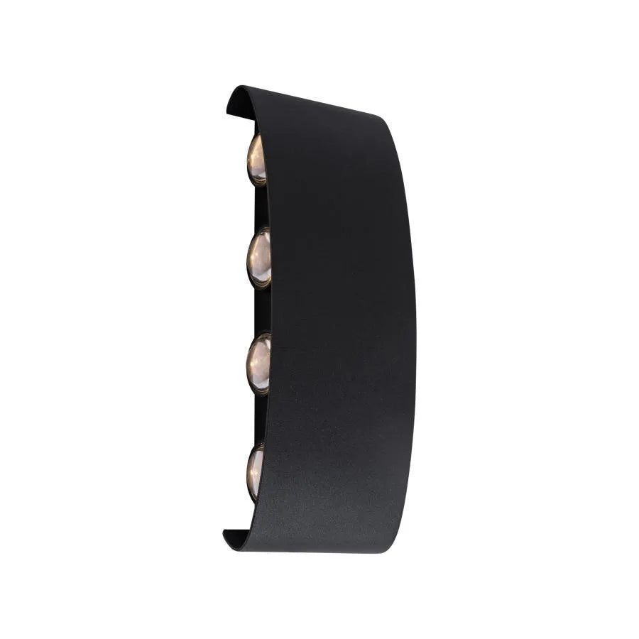 Aplica LED Fantas de Exterior si Interior, 8 Surse x 1W, IP65, Metalic, Negru, 3000K, imaginea 5