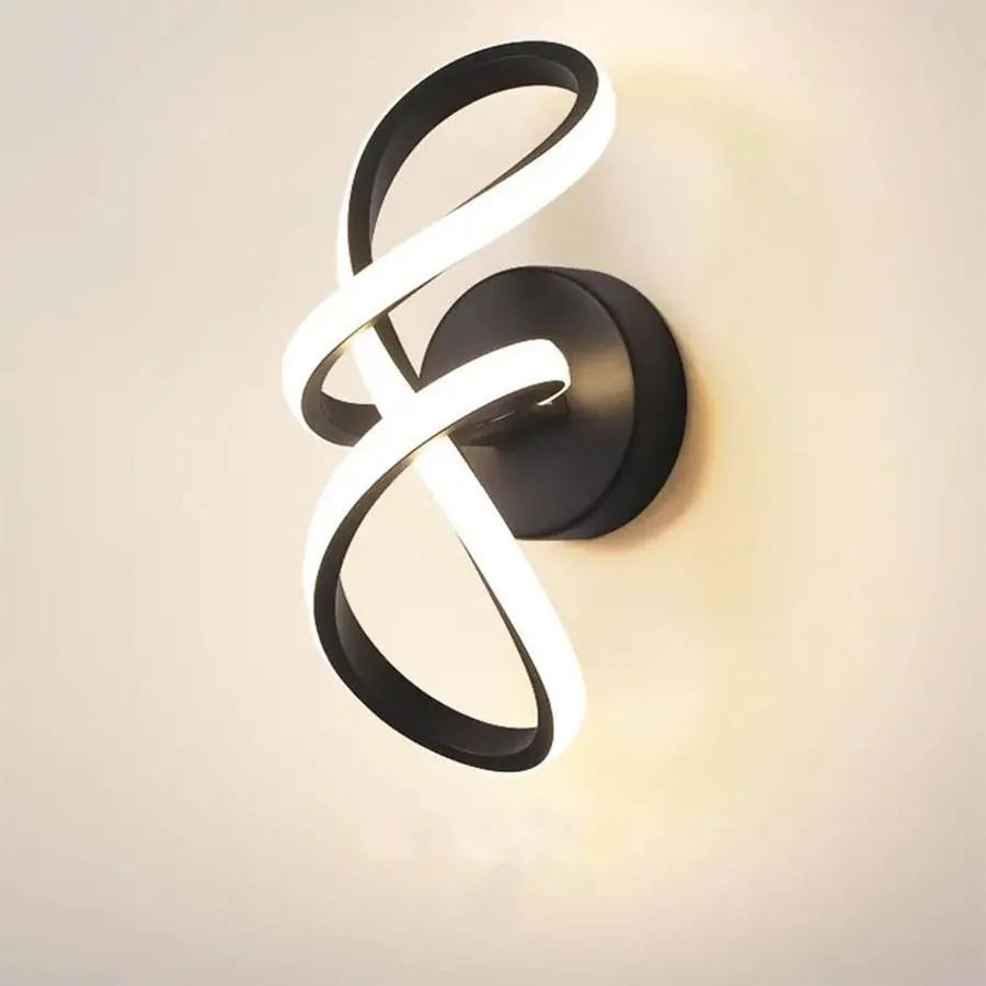 Aplica LED Isaura 23W Alb Negru, imaginea 3