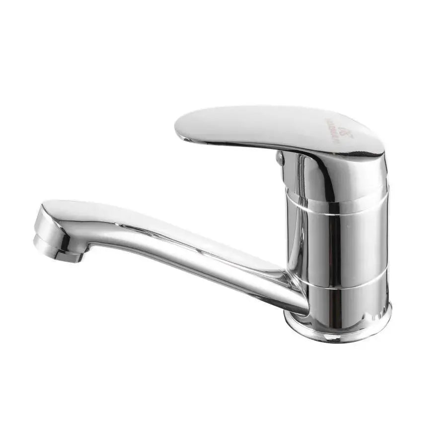 Baterie Lavoar, Pipa Pivotanta, Lungime 18CM, Cartus Ceramic, Crom, Racord Inclus, imaginea 2