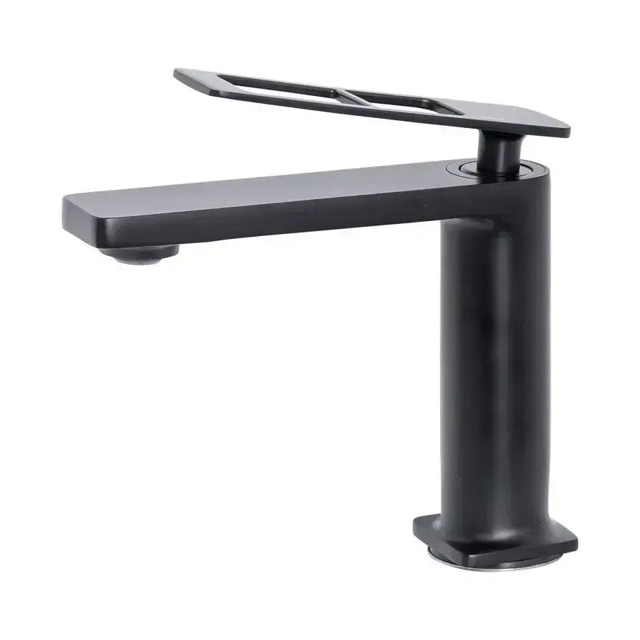 Baterie Lavoar Monocomanda Cartus Ceramic Alama Sanitara Negru Racorduri si Kit Fixare Incluse 9707H