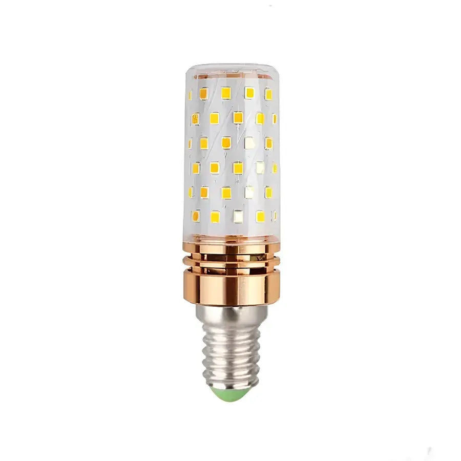 Bec LED, 16W, Dulie E14, Lumina Rece 6000K, Auriu, imaginea 1