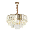 Candelabru Cristal Roberto 5x E27 Auriu
