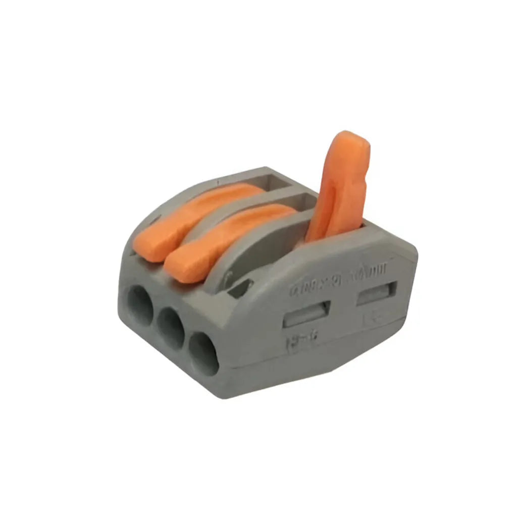 Conector pentru Lustra / Oglinda LED - Rapid, 3 Poli, Instalare Fara Surub, imaginea 1