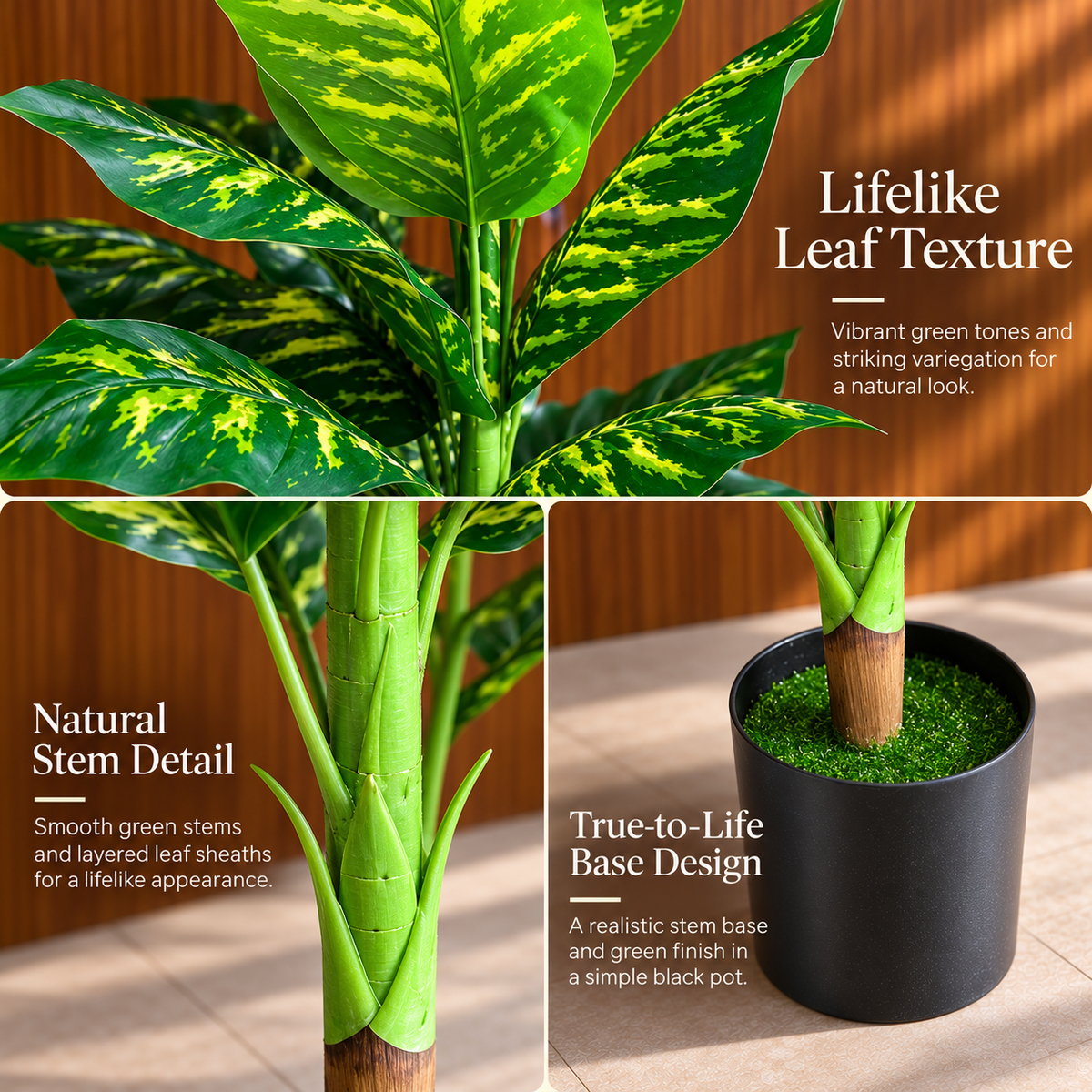 Planta decorativa din plastic HW100