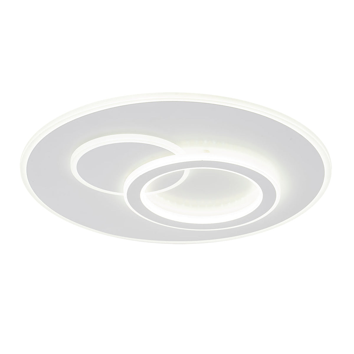 Lustra LED cu telecomanda NOLUX 34W, Rotunda, lumina Rece/Calda/Neutra, Dimabila, Alb, imaginea 5