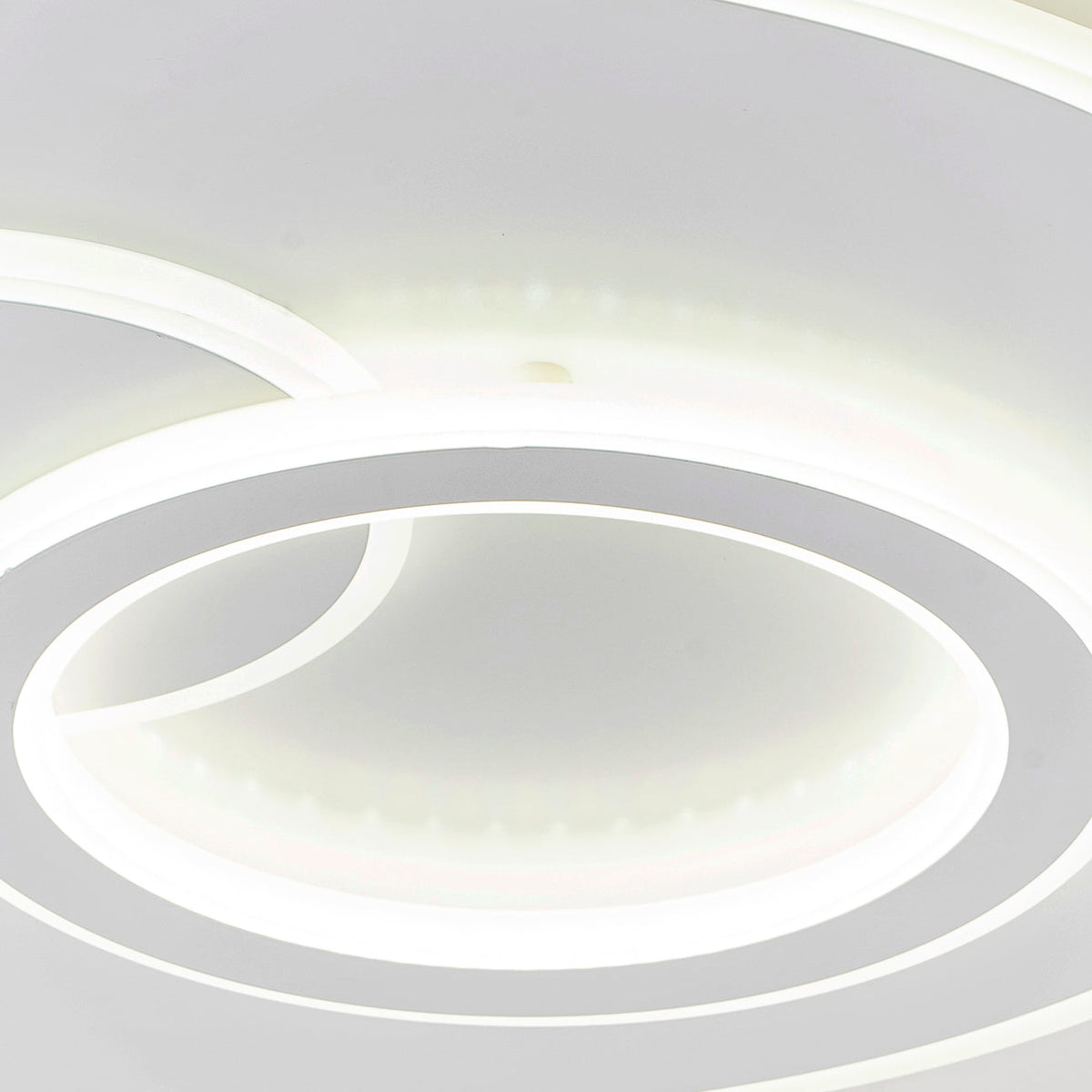 Lustra LED cu telecomanda NOLUX 34W, Rotunda, lumina Rece/Calda/Neutra, Dimabila, Alb, imaginea 2
